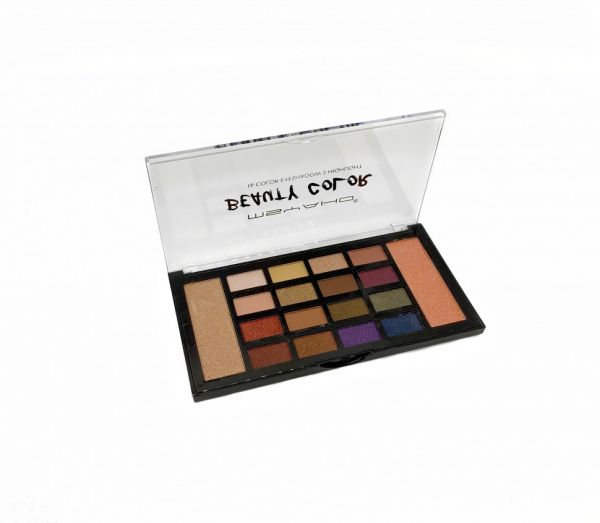 Msyaho Beauty Color 16 Color Eyeshadow 2 Highlight Palette